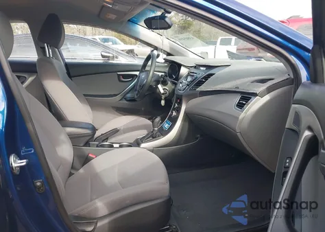 2016 Hyundai Elantra Se from USA, damaged, VIN 5NPDH4AE8GH666242